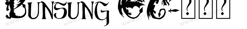 Bunsung EG字体转换